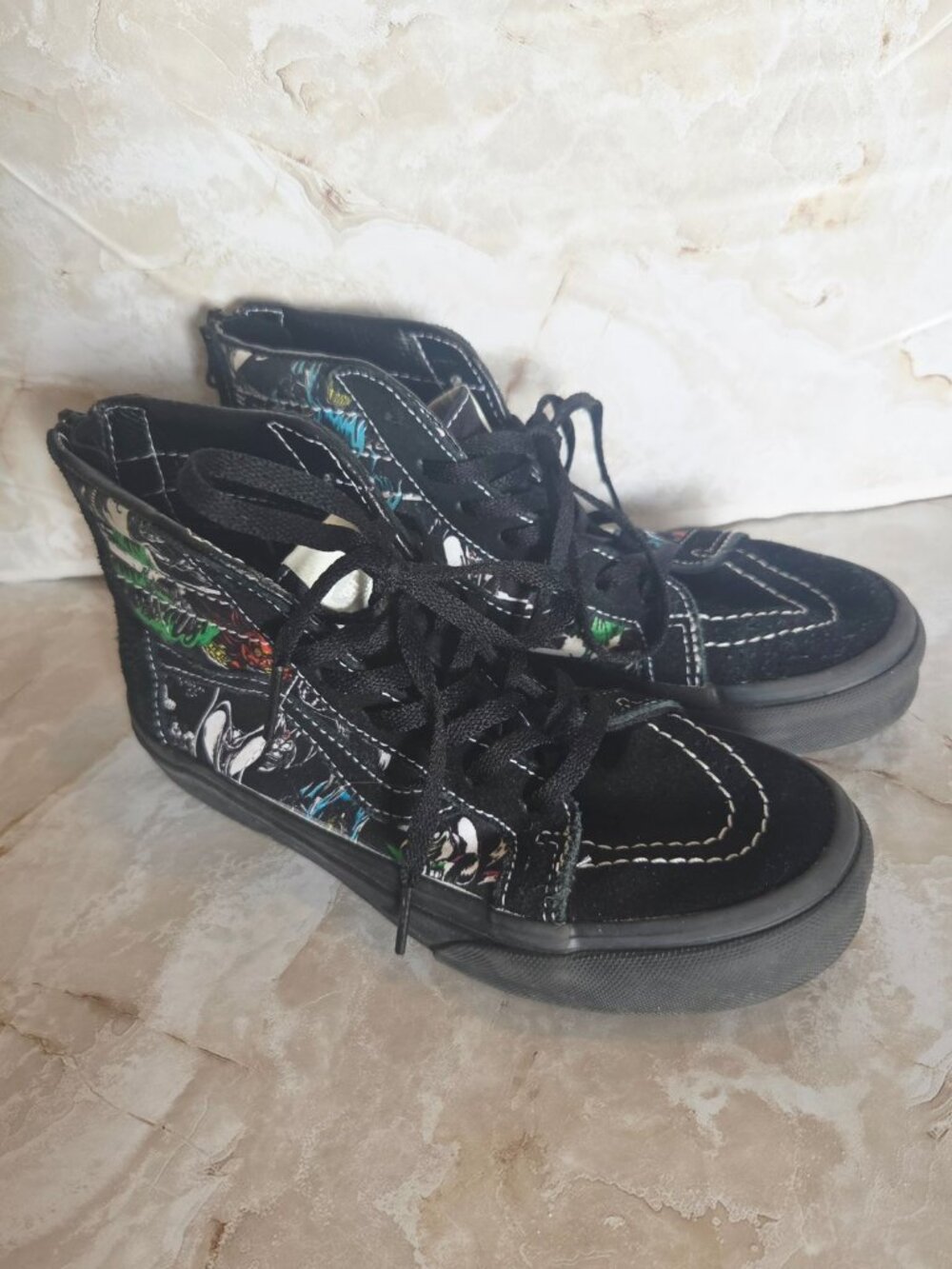 Vans x Disney 100th Anniversary Villains Sk8-Hi Zip Kids 3